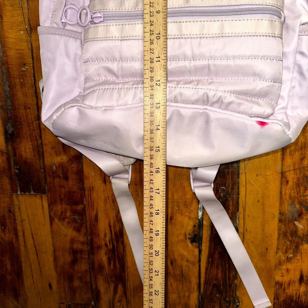 Madden Girl Lilac‎ Nylon Backpack and Crossbody Set 2 Piece Tech School Travel